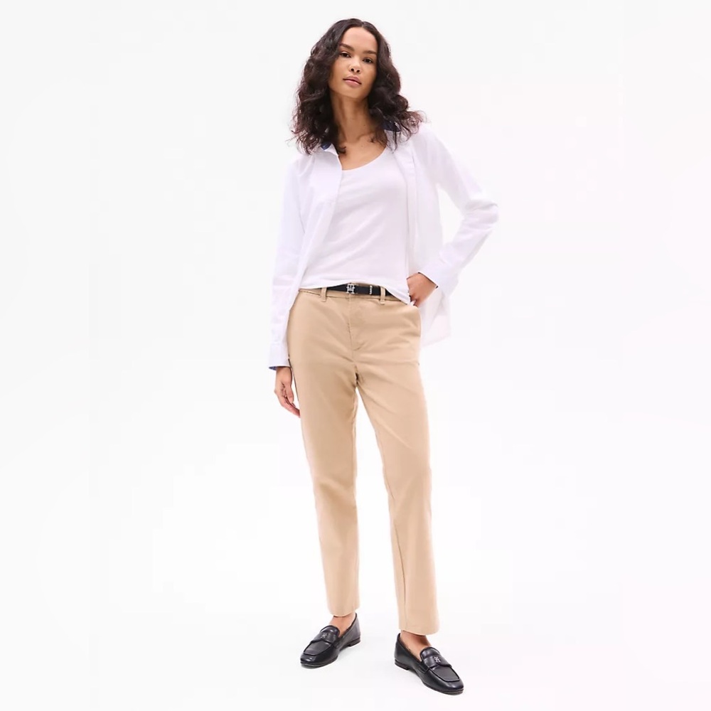 Tommy Hilfigure Slim Fit Beige Trousers Size 2